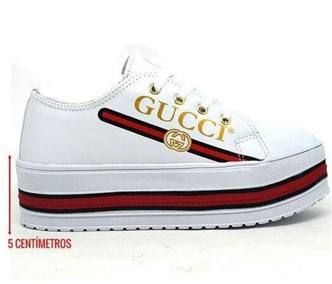 gucci tenis plataforma|gucci tennis sneakers.